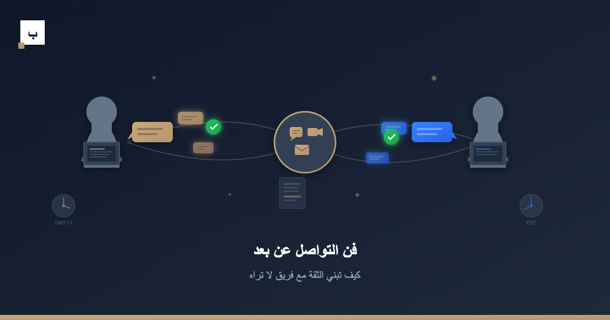 فن التواصل عن بعد: كيف تبني الثقة مع فريق لا تراه